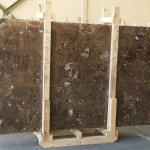 Dark Emperador marble slabs