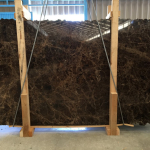 Dark Emperador marble slabs