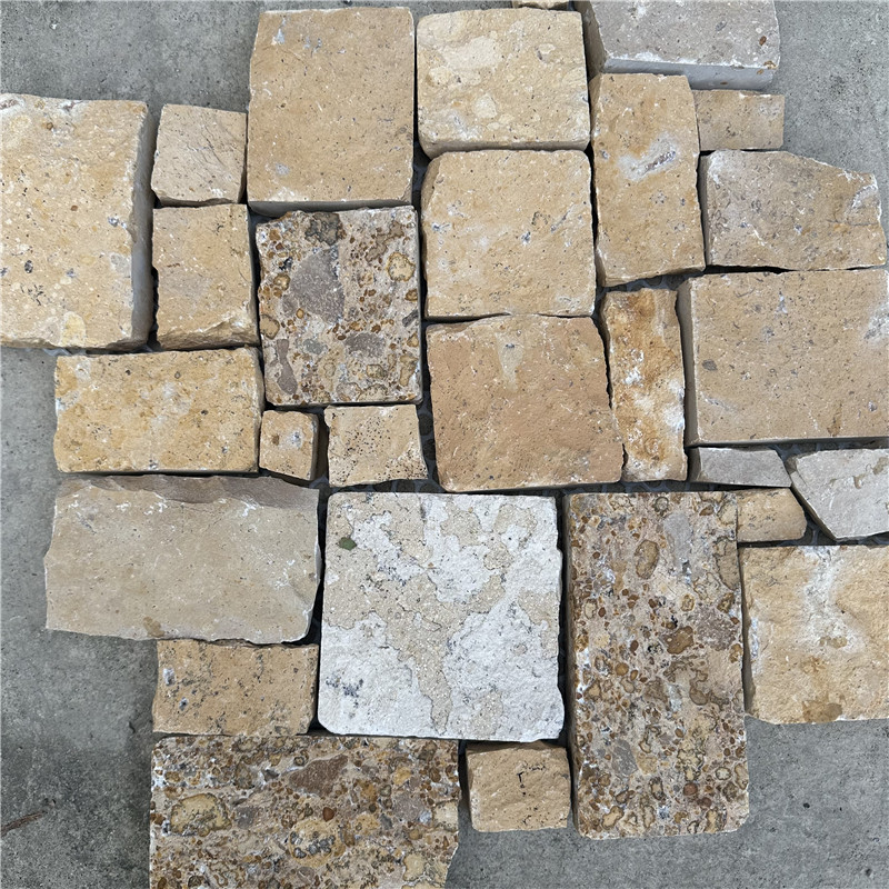 Yellow Castle Stone for Rustic Garden Walls