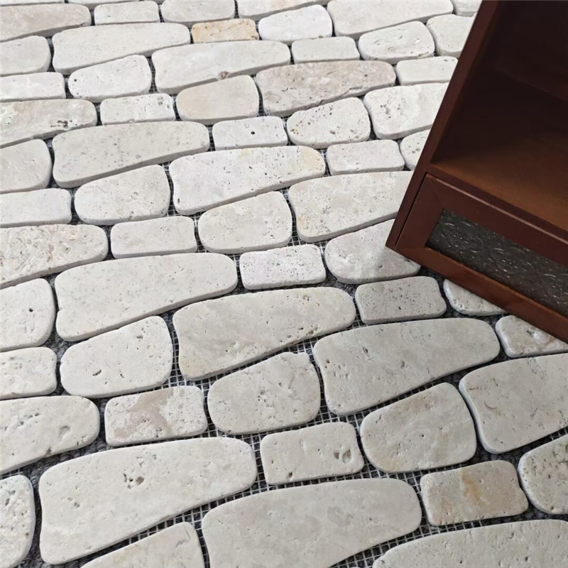 White Limestone Flagstone for Courtyard Paving