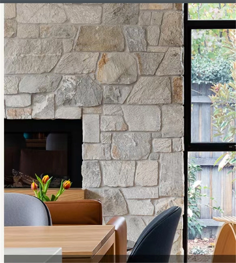 Off White Sandstone Castle Stone Veneer