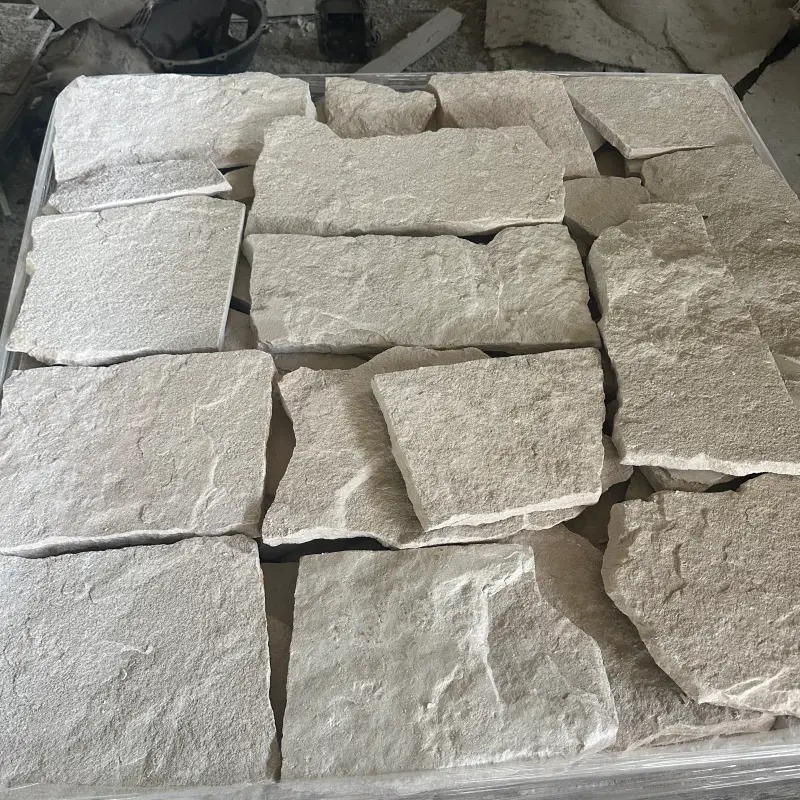 Off White Sandstone Castle Stone Veneer