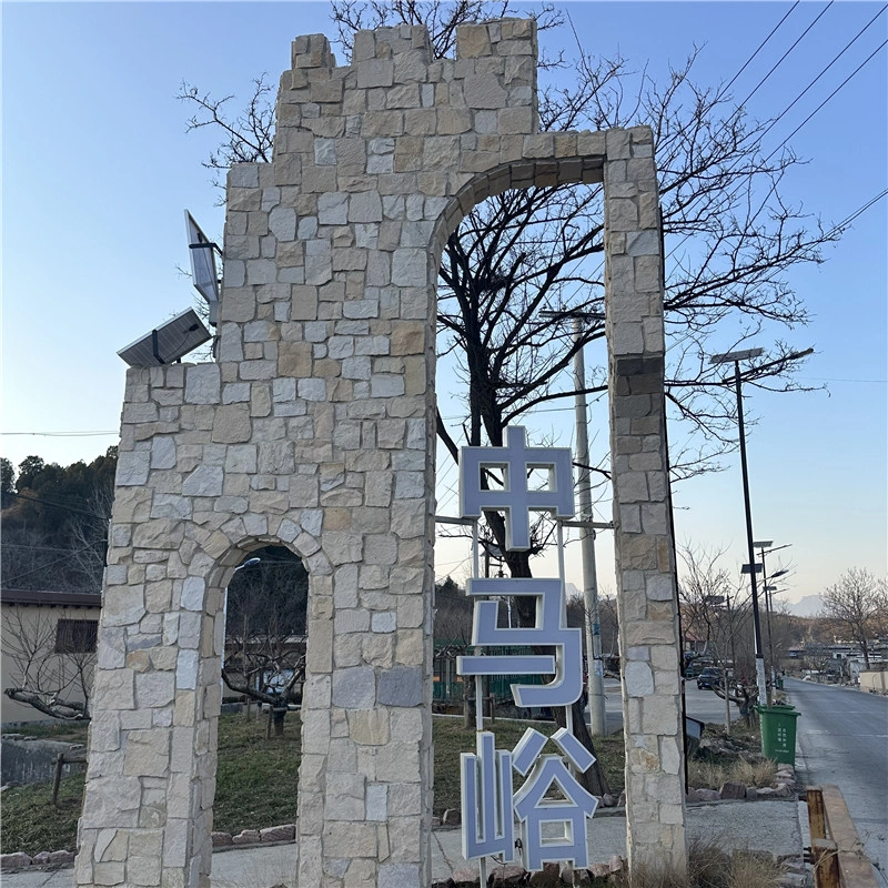 Off White Sandstone Castle Stone Veneer