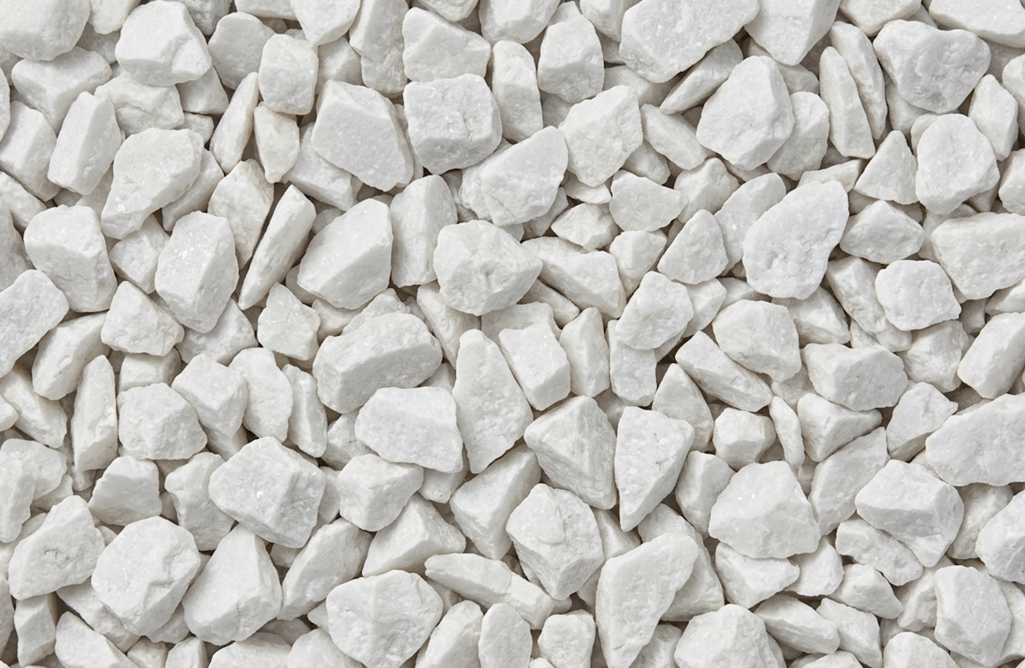 Premium White Dolomite Crushed Stone