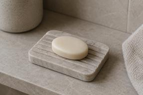 Grooved Minimal Soap Dish