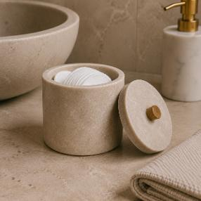 Cotton Jar / Vanity Container