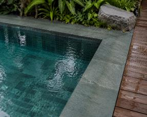 Green Sukabumi Pool Coping
