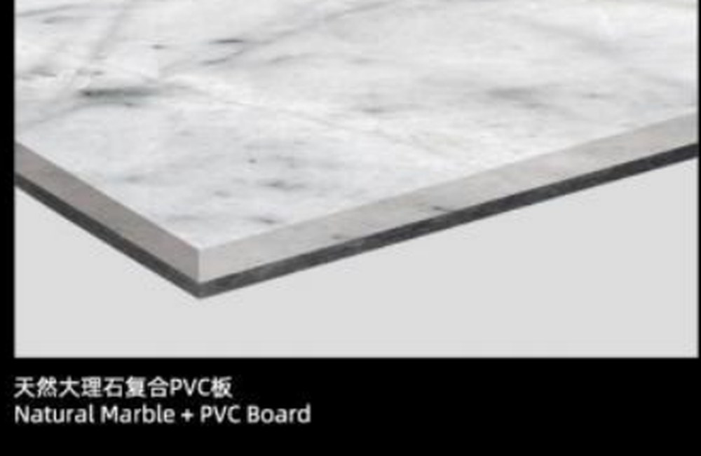 Natural Marble + PVC Board Composite Panel