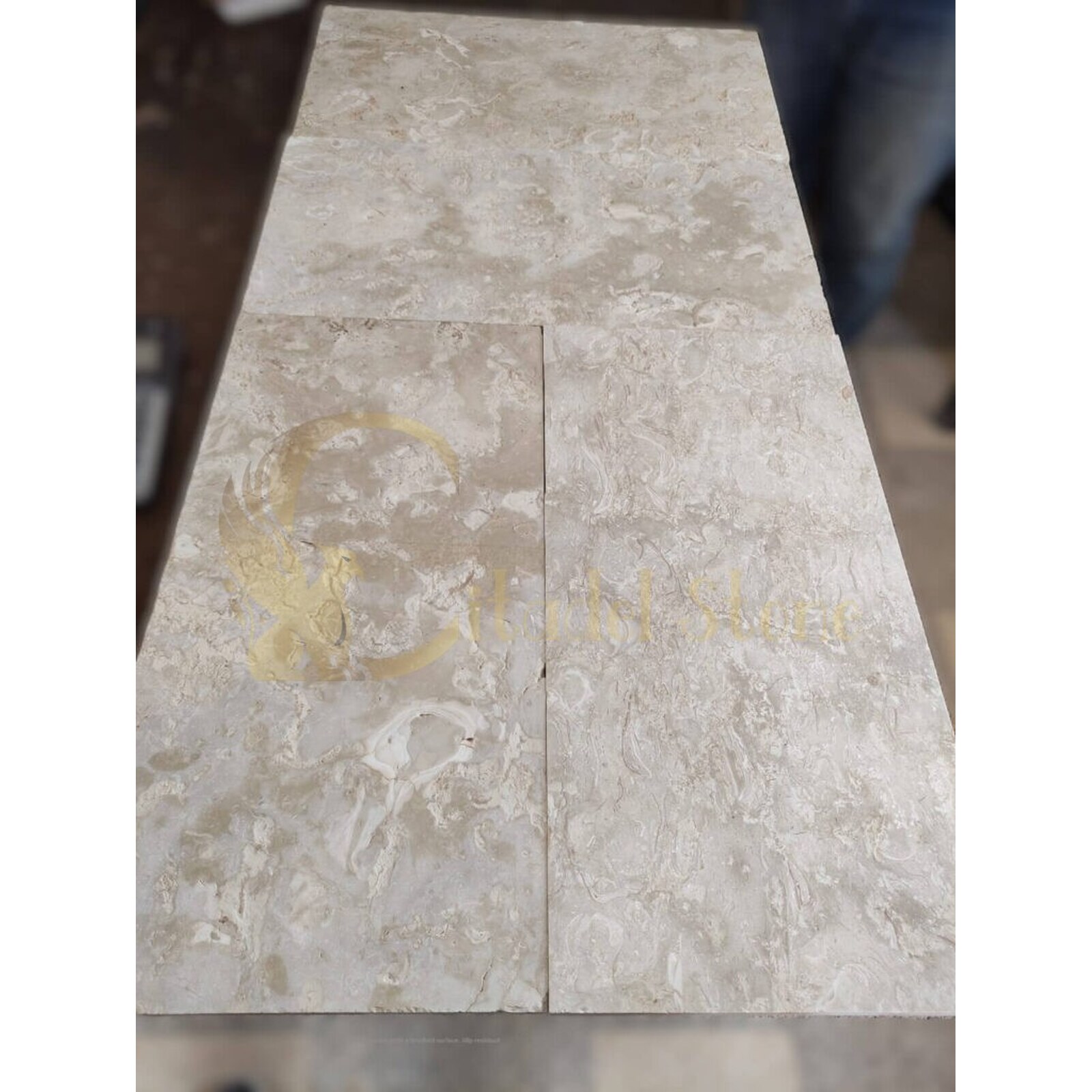 Ocean Reef Shellstone – Brushed 24″ × 12″