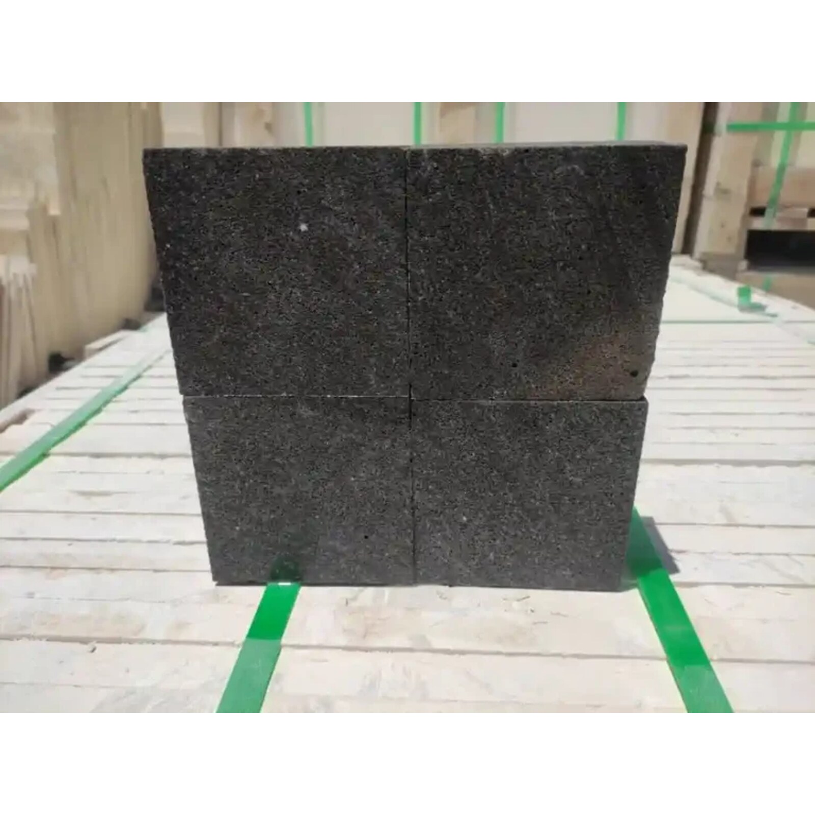Black Basalt Cobbles – Sawn Finish
