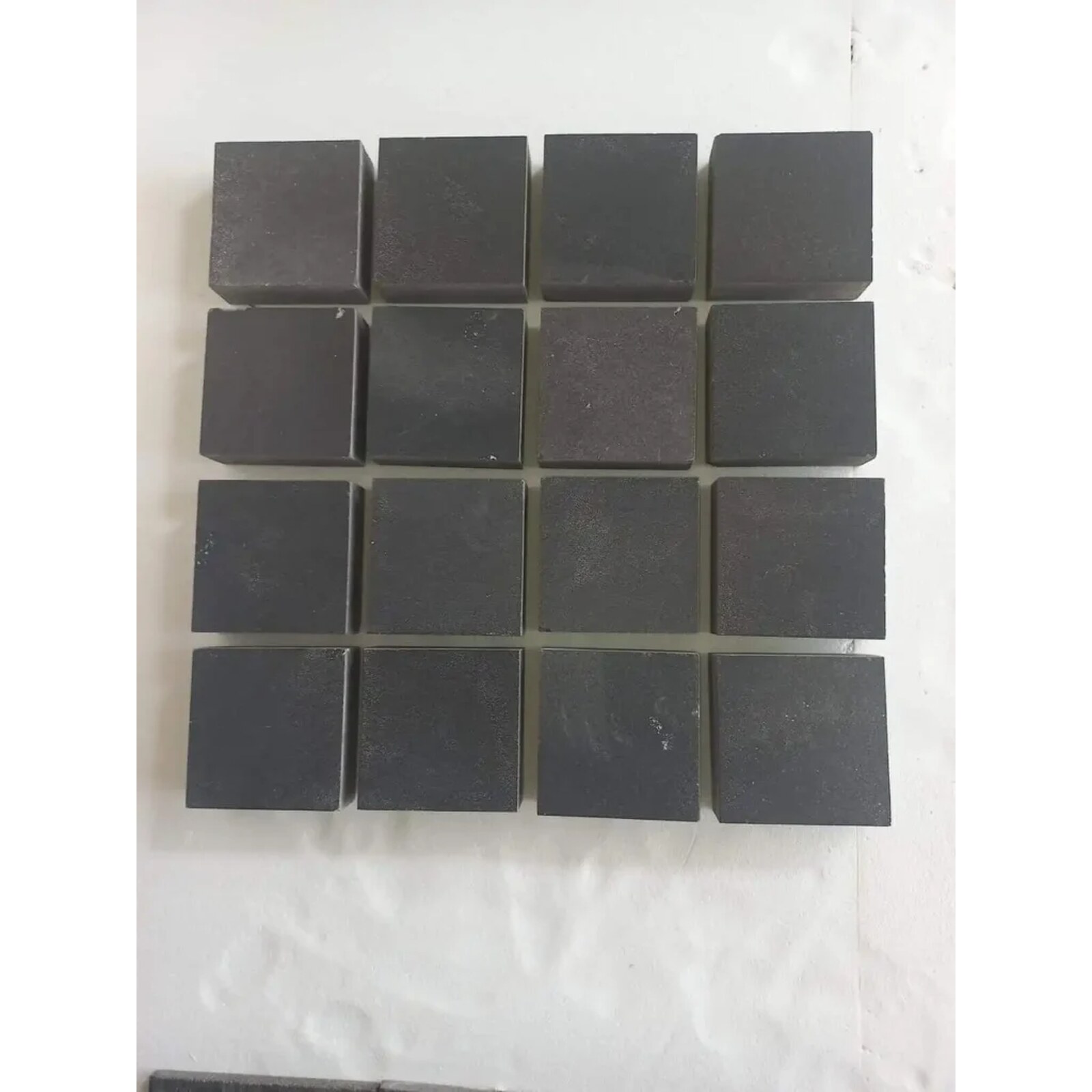 Black Basalt Belgian Block – Natural
