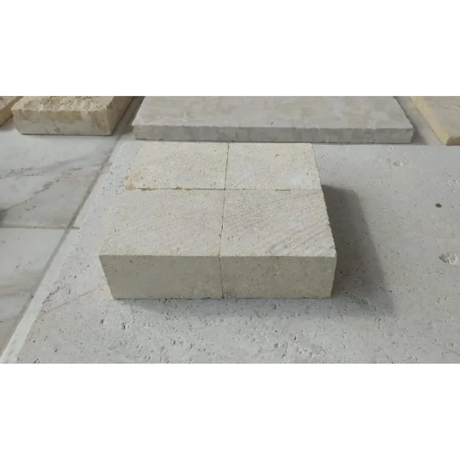 Yellow Limestone Belgian Block