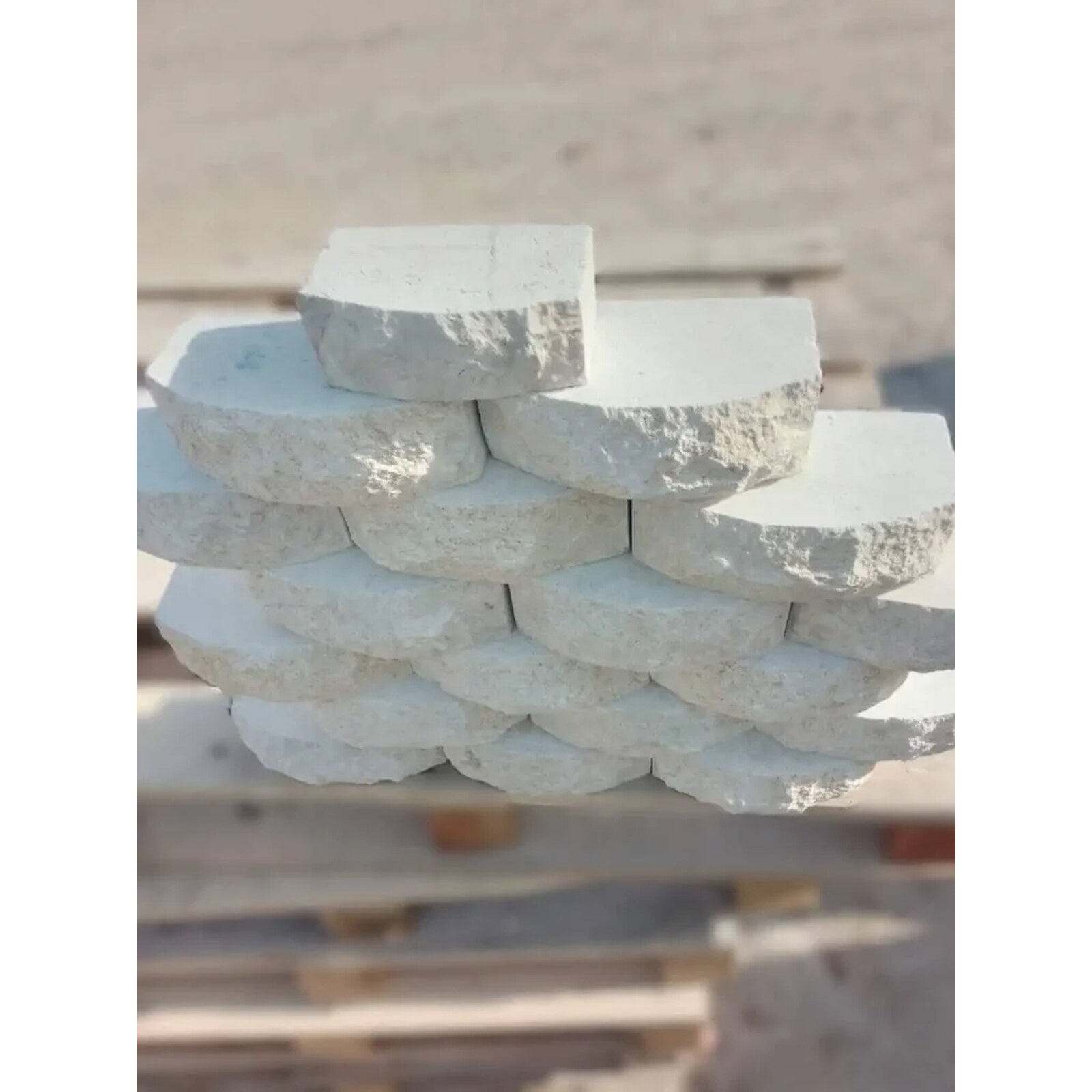 White Limestone Walling Blocks