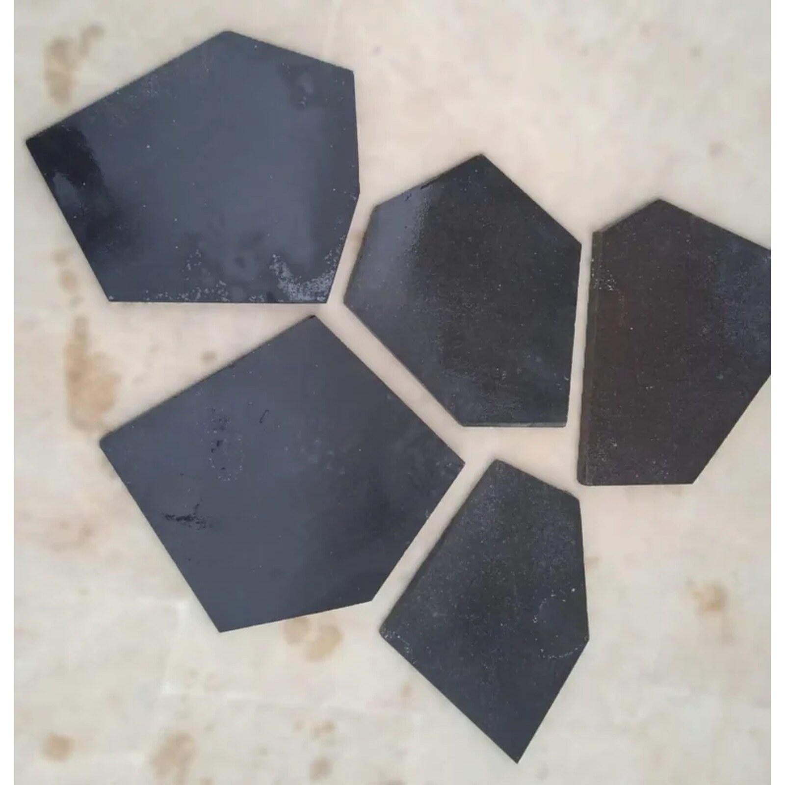 Black Basalt Hexagon Pavers