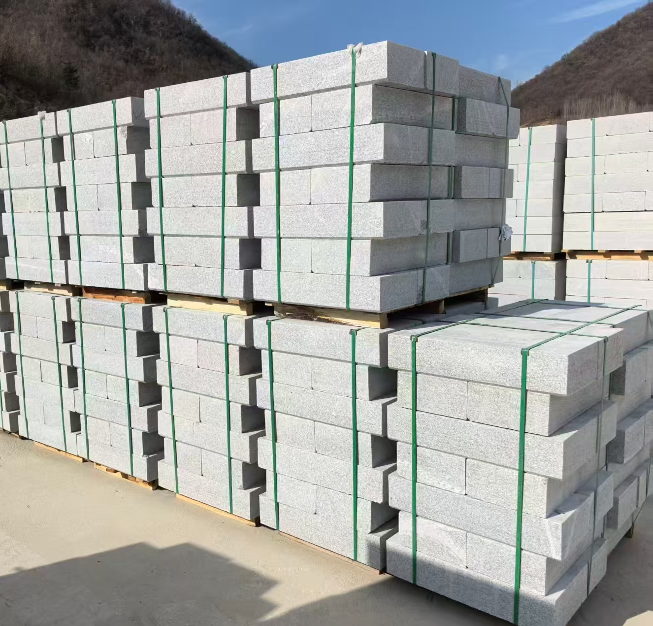 Haiti Grey Premium Granite Kerbstones