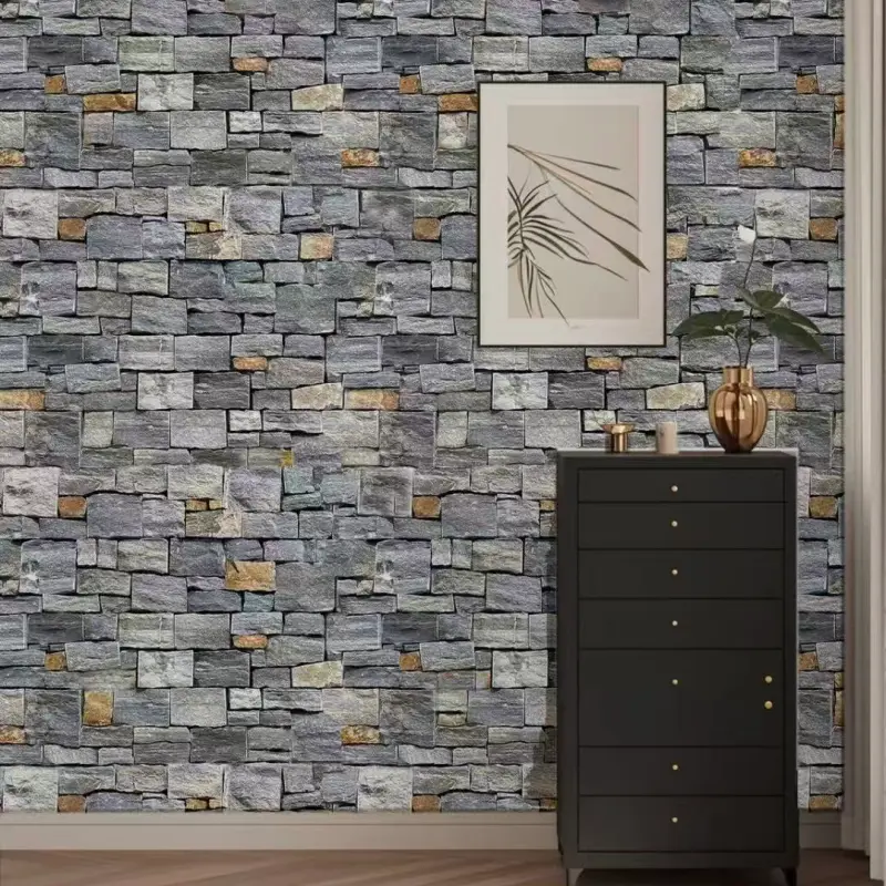 Blue Grey Pre-assembled Ledger Stone Panels
