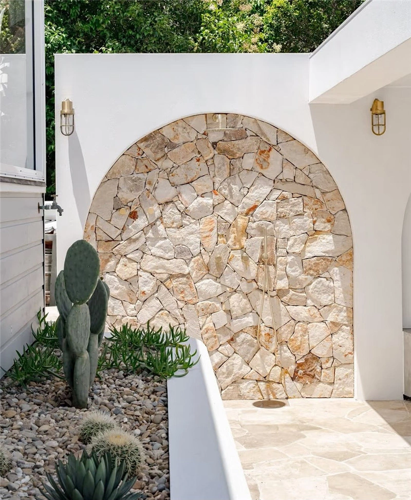 White Sandstone Crazy Paving for Patios & Outdoor Landscaping