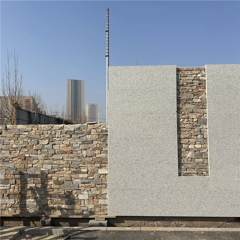 Yellow Rusty Stacked Stone Panels for Fireplace & Wall Cladding