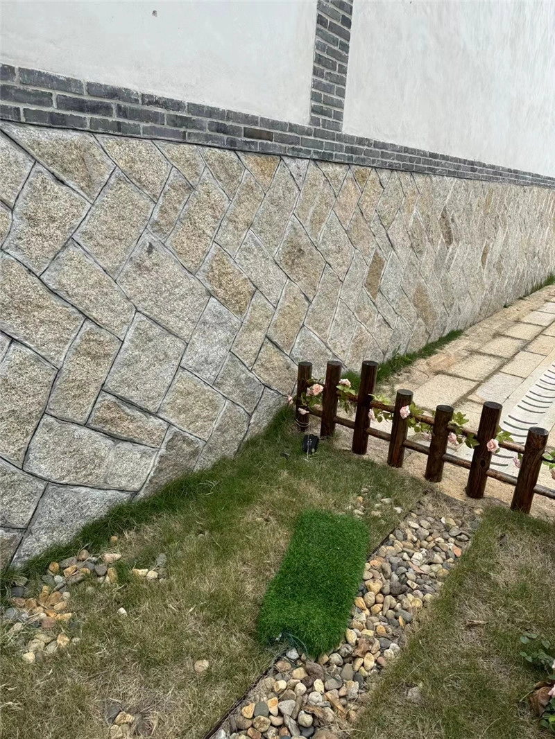 Yellow Rust Crazy Paving Stone for Patio & Landscape Cladding