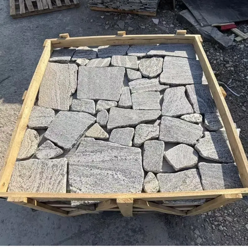 Grey Crazy Stone Cladding for Villa Exterior & Decorative Accent Wall